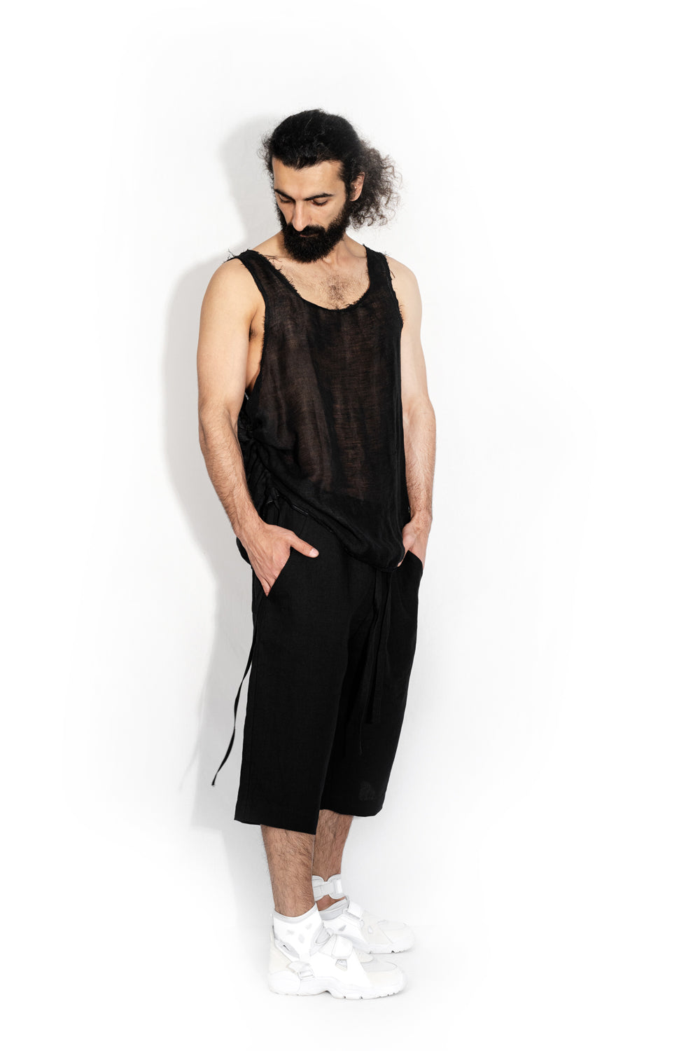 Linen shorts