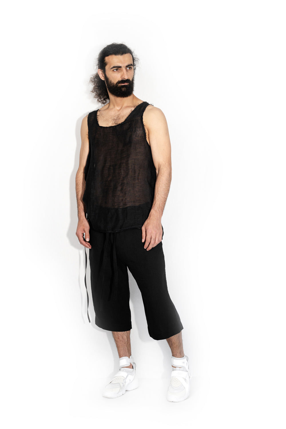 Linen shorts