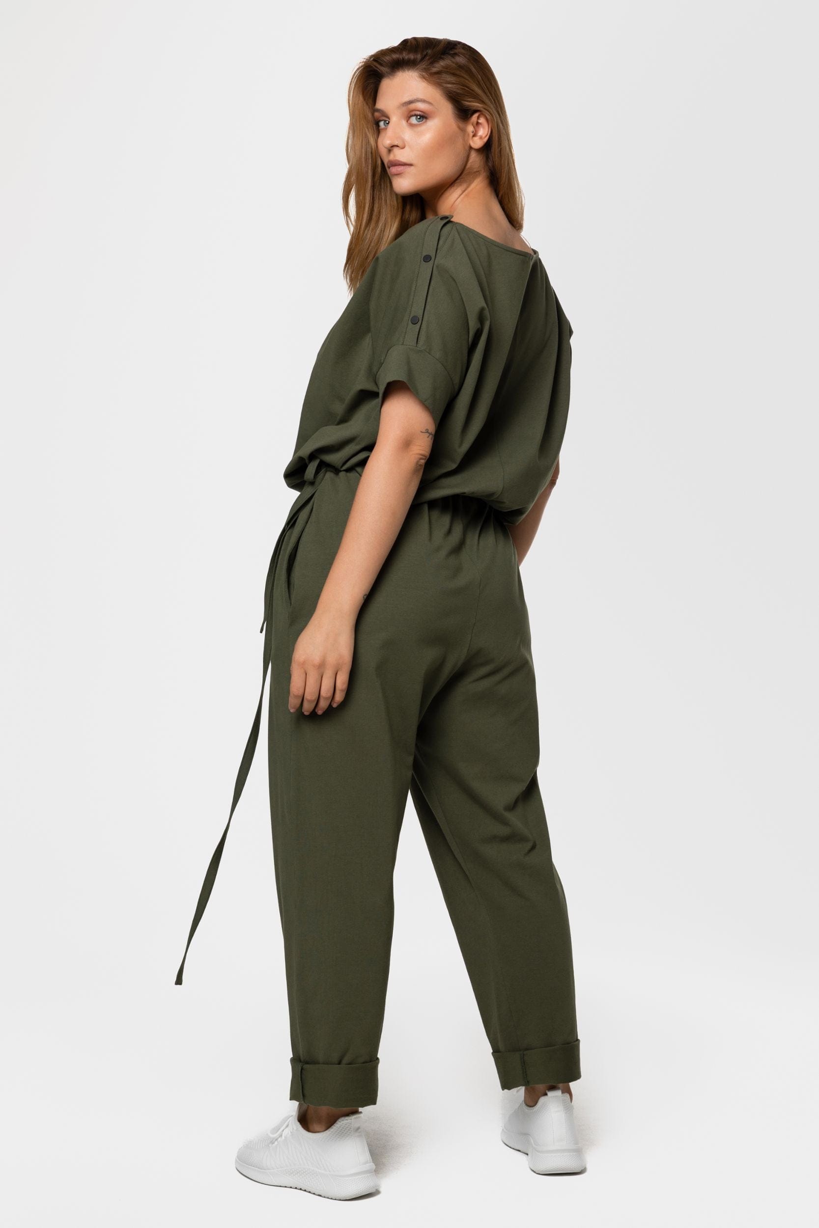 MDNT45 Drawstring-waist jumpsuit