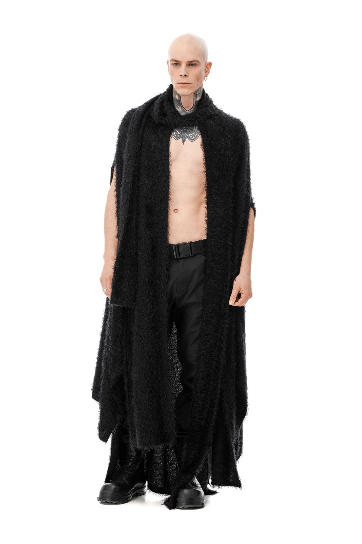 MDNT45 One size / Black Sotaru wild cardigan